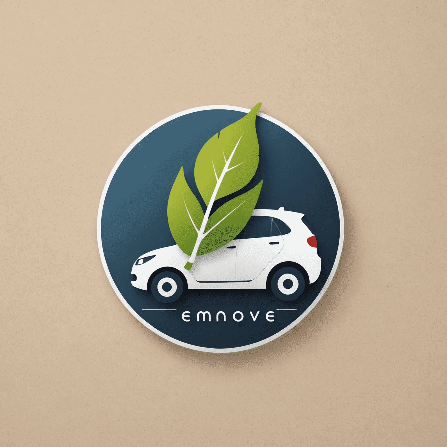 eMove logo featuring a stylized electric vehicle icon with a leaf motif, symbolizing sustainable transport