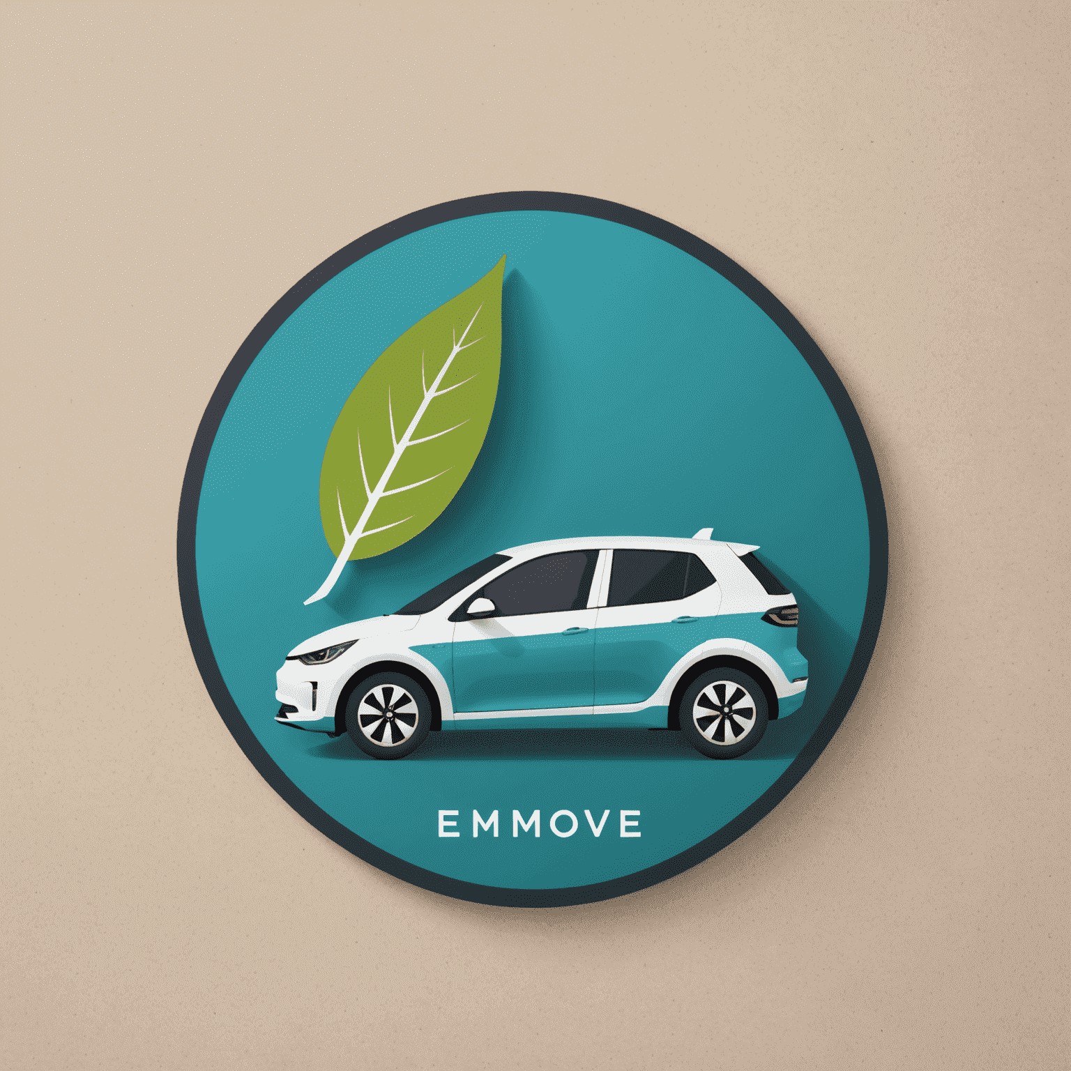 eMove logo featuring a stylized electric vehicle icon with a leaf motif, symbolizing sustainable transport